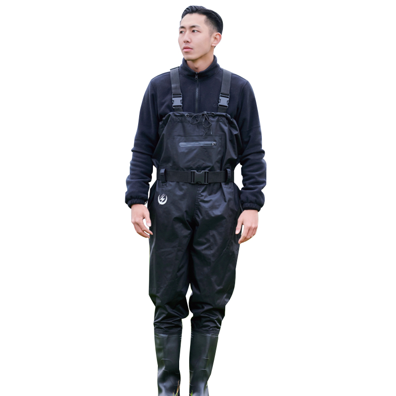Čierne/armádne zelené 70D Nylon Wader nohavice